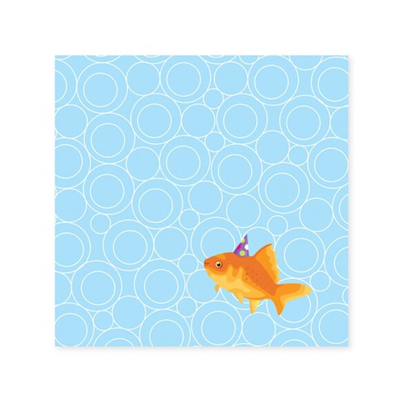 Goldfish Birthday Pop-Up Treasures Greeting Cards - Picture 2 of 3